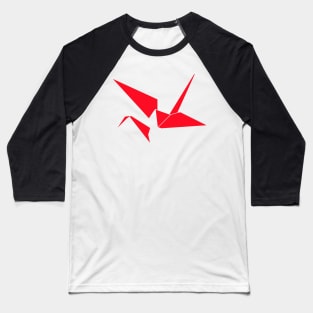 Origami Crane Abstract Baseball T-Shirt